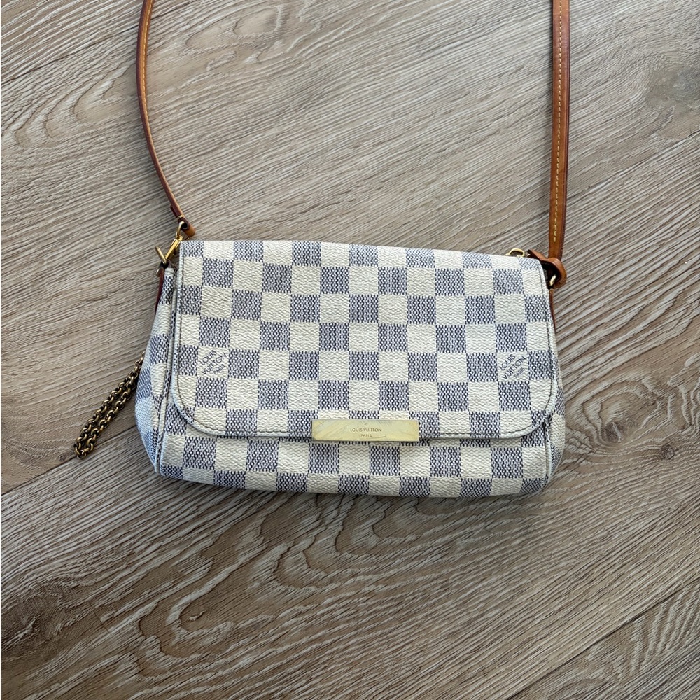 Louis Vuitton Favorite PM Damier Azur Crossbody purse (discontinued)